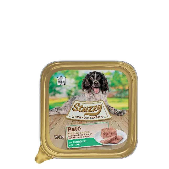 Stuzzy Paté Classico Coniglio 150g – Cane Adulto Stuzzy Paté Classico Coniglio 150g – Cane Adulto